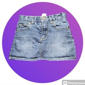 Guess Girls Blue Jean Skirt Size 6X